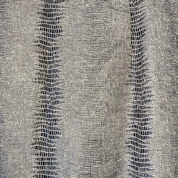 Tahari by Arthur S Levine 6 Sexy Faux Snakeskin Black LBD Career Zipper Detail - Picture 2 of 6